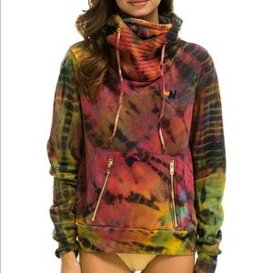 Aviator Nation Tie Dye Ninja Hoodie Size Small